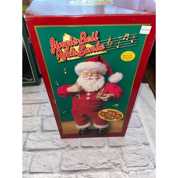 CHRISTMAS Jingle Bell Rock Santa Animated Dancing Singing Santa Claus - Picture 2 of 10
